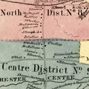 Vintage Map of Manchester, Connecticut 1869