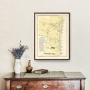 Vintage Map of Windsor Locks, Connecticut 1869
