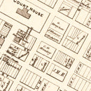 Vintage Map of Media, Pennsylvania 1875