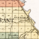 Vintage Map of Croghan, New York 1875