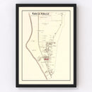 Vintage Map of Greendale, Indiana 1875