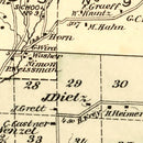 Vintage Map of Callicoon Township, Sullivan County, New York 1875