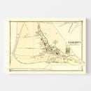 Vintage Map of Liberty Township, Sullivan County, New York 1875