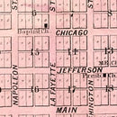Vintage Map of Valparaiso, Indiana 1876