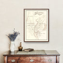 Vintage Map of Bridgeton, New Jersey 1876