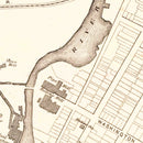 Vintage Map of Bridgeton, New Jersey 1876