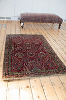 3x5 Antique German Sarouk Rug
