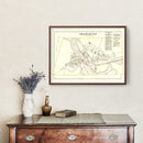 Vintage Map of Chesapeake, Maryland 1877