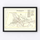 Vintage Map of Chesapeake, Maryland 1877