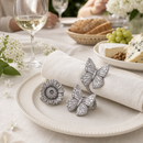 Butterfly and Flower Napkin Rings