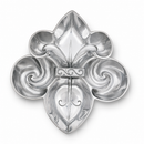 Fleur De Lis Serving Bowl 4 Compartment