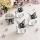 Butterfly Napkin Rings - set of 4
