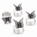 Butterfly Napkin Rings - set of 4
