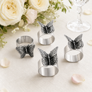 Butterfly Napkin Rings - set of 4