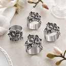 Magnolia Napkin Rings - set of 4