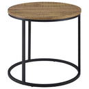 Lainey Round Occasional Side End Table Mango