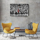 Michael Jordan The Last Shot Canvas Print – Chicago Bulls Basketball Wall Art Decor