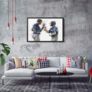 Julio Rodriguez & Ty France Canvas Art – Seattle Mariners Wall Decor