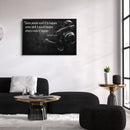 Michael Jordan Quote Canvas – Black & White Chicago Bulls Wall Art Gift for Sports Fans