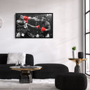 Mike Tyson vs Trevor Berbick Canvas Art – Boxing Wall Decor