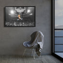 LeBron James Canvas Art – Slam Dunk Lakers Wall Decor