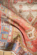2.5x5 Vintage Distressed Oushak Rug Runner