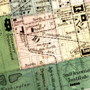 Vintage Map of Washington DC, Washington DC 1879