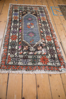 2.5x5 Vintage Distressed Oushak Rug Runner