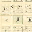 Vintage Map of Seneca, Kansas 1887