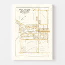 Vintage Map of Telford, Pennsylvania 1891