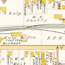 Vintage Map of Telford, Pennsylvania 1891