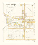 Vintage Map of Telford, Pennsylvania 1891