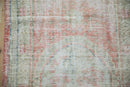 2.5x4 Vintage Distressed Oushak Rug