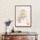 Vintage Map of Havana, Illinois 1891