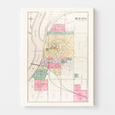 Vintage Map of Havana, Illinois 1891