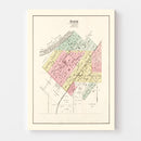 Vintage Map of Bath, Illinois 1891