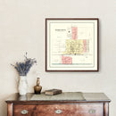 Vintage Map of Radcliffe, Iowa 1892
