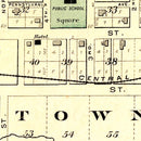 Vintage Map of Steamboat Rock, Iowa 1892