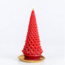 Signature Sculpted Tree Candle - Spicy Apple