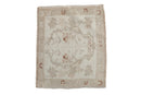 1.5x2 Vintage Distressed Oushak Square Rug Mat