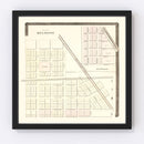 Vintage Map of Melrose, Ohio 1892