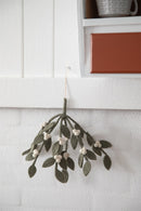 Felt Christmas Wreath - Mistletoe Branch