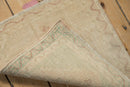 2.5x2.5 Vintage Distressed Oushak Square Rug Mat