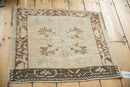 2x2.5 Vintage Distressed Oushak Square Rug Mat