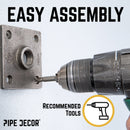 90 Degree Square Elbow Wall Hook Kit (3 Pack)