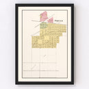 Vintage Map of Porter, Indiana 1895