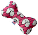 Pet and Dog Plush Heart or Bone Toy, "Dapper Dogs Group"