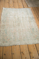 3x3.5 Vintage Distressed Oushak Square Rug