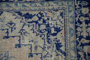 6.5x9.5 Vintage Distressed Oushak Carpet