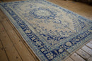 6.5x9.5 Vintage Distressed Oushak Carpet